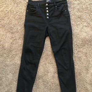 Abercrombie and Fitch black jeans size 31